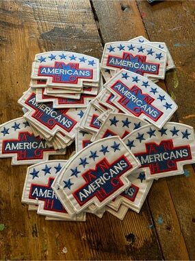 Bundle of Americans HC Embroidered White, Red & Blue Patch